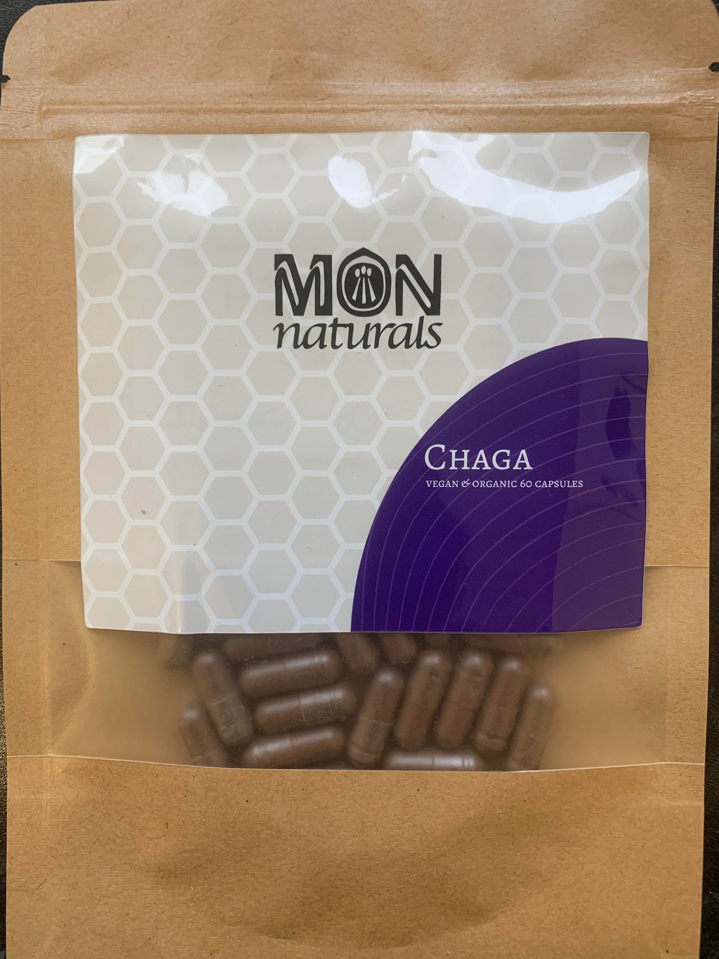 Vegan Organic Chaga Mushroom 60 Capsules