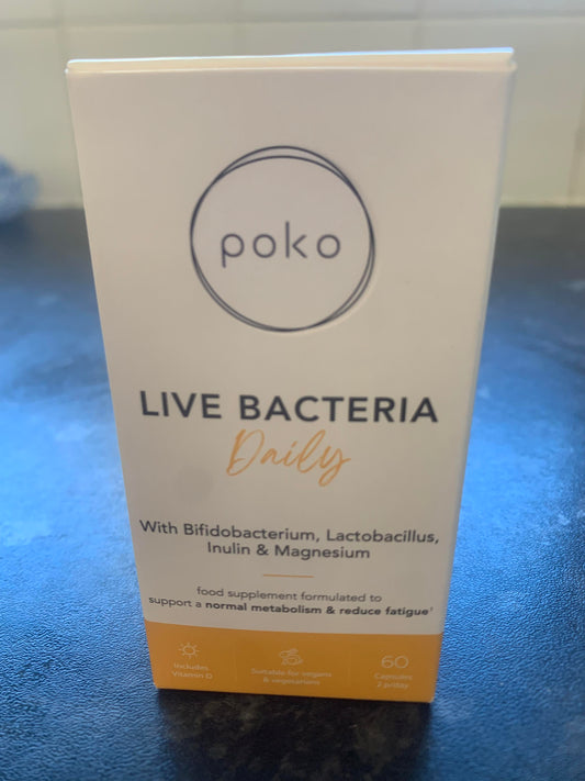 Live Bacteria Daily with Bifidobacterium, Lactobacillus, Inulin & Magnesium.